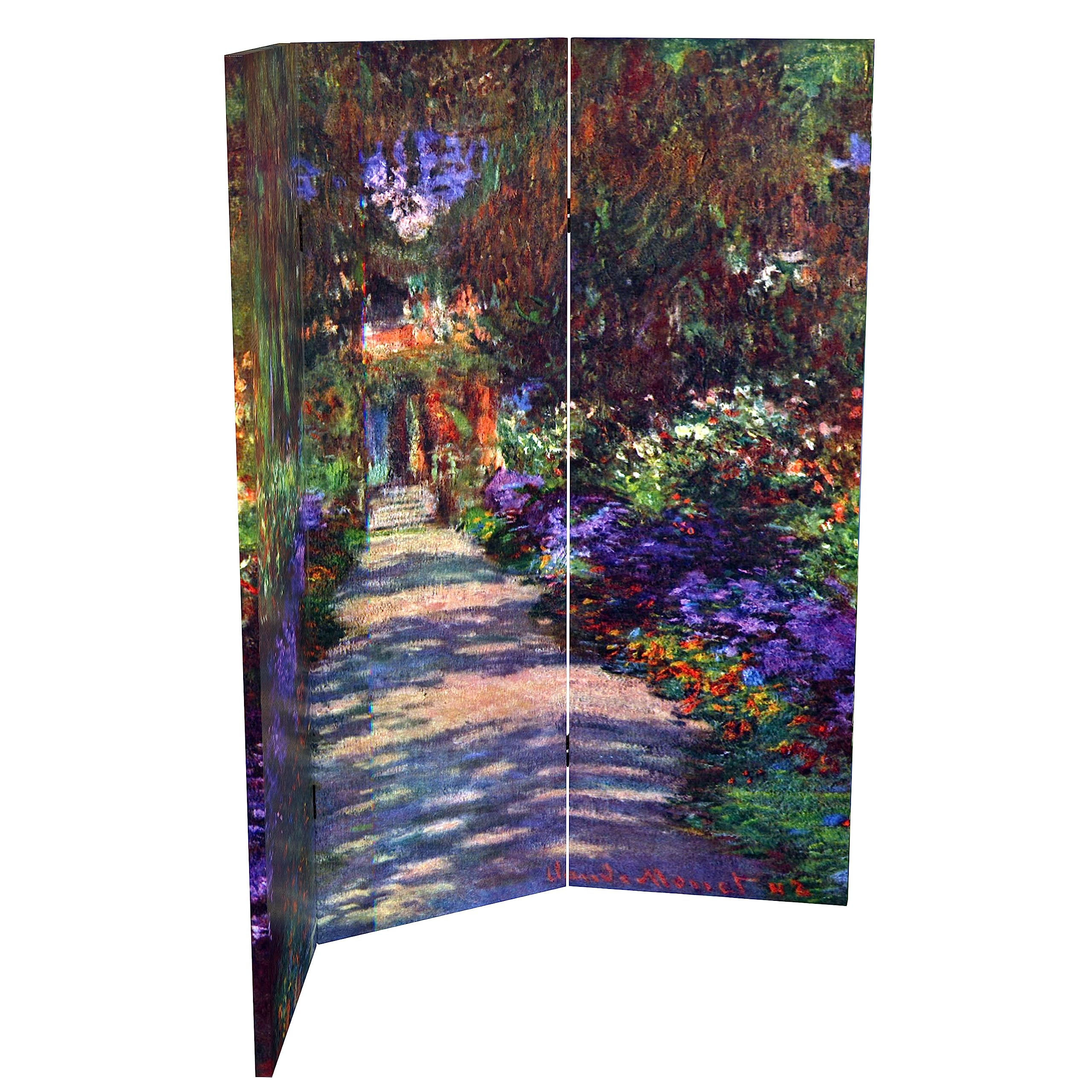 Amazon.com: Red Lantern Double Sided Works of Monet Canvas Folding
